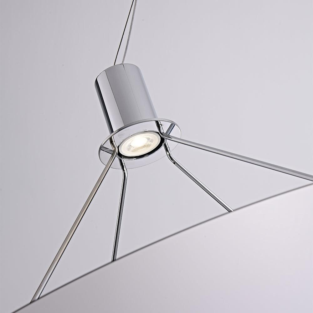 Brio Pendelleuchte aus Stahl im minimalistischen Stil