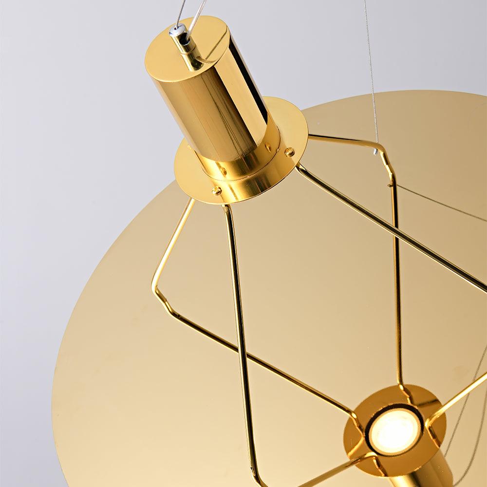 Brio Pendelleuchte aus Stahl im minimalistischen Stil