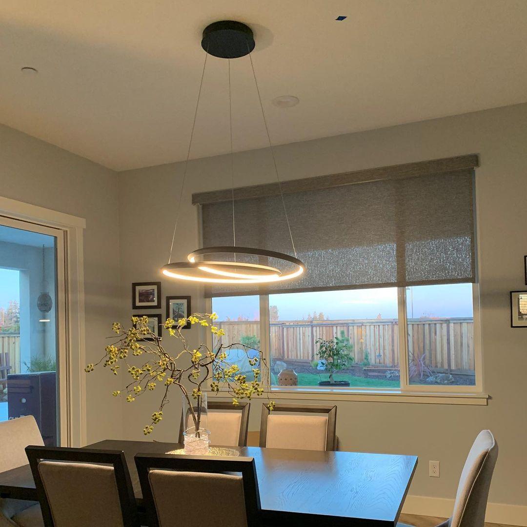 Dilen Kronleuchter Gold Aluminium Opalglas