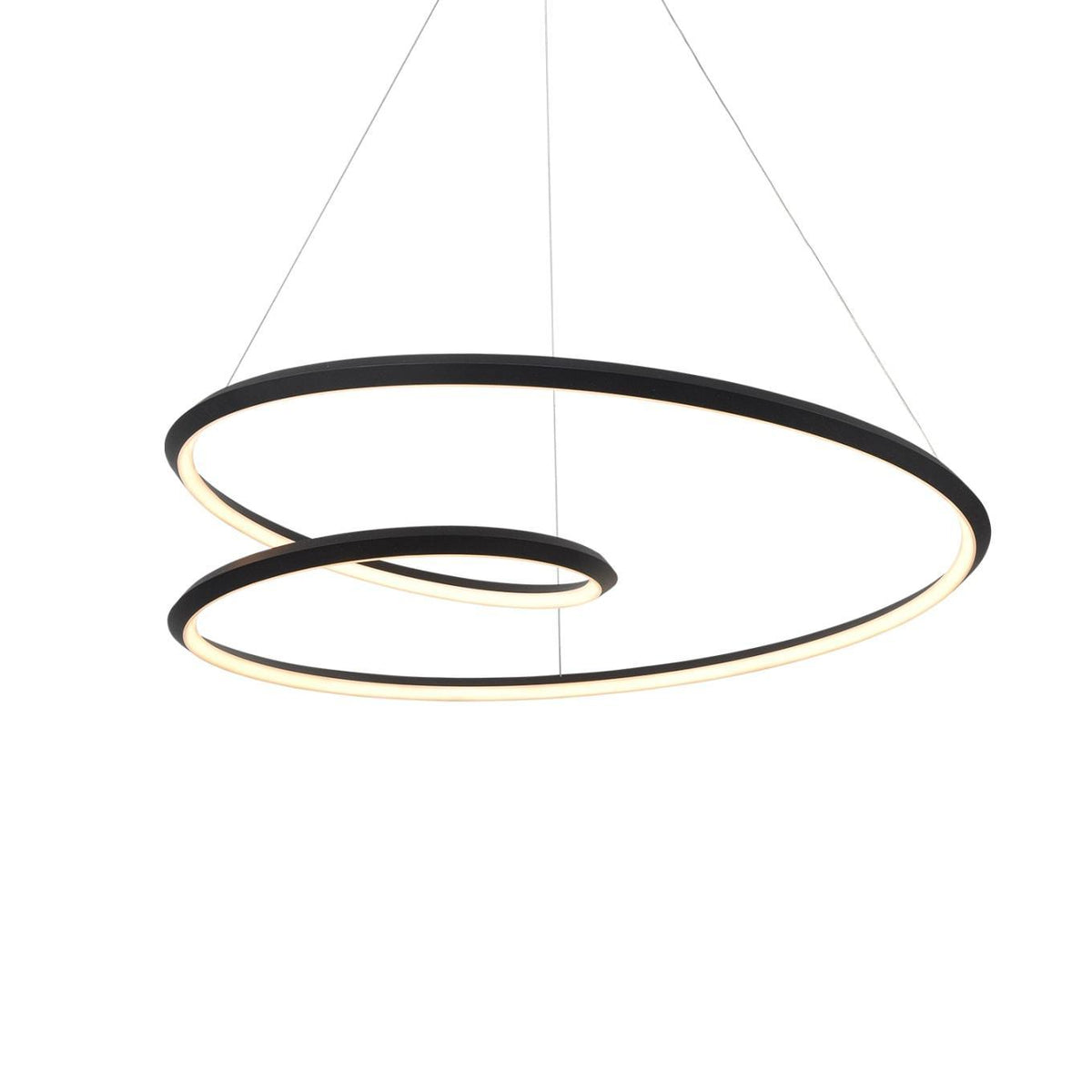 Dilen Kronleuchter Gold Aluminium Opalglas
