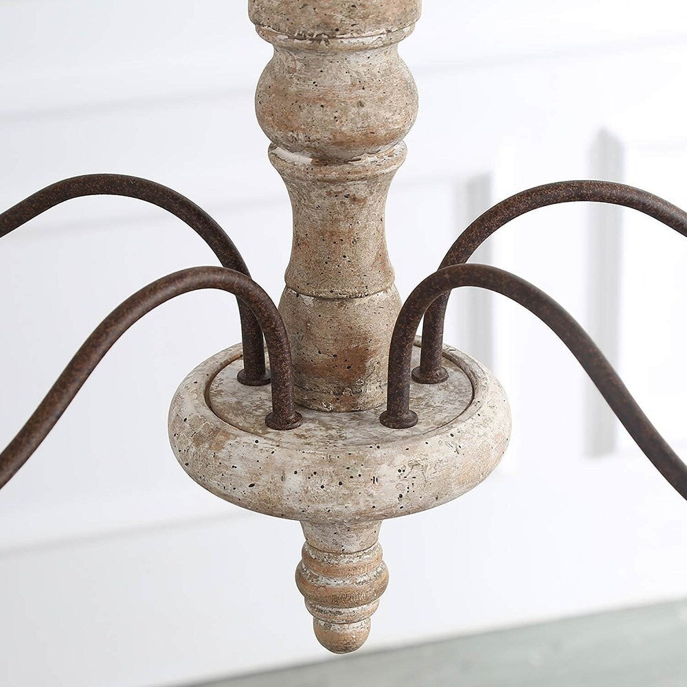 Fljotuvyi Kronleuchter aus Holz und Metall Individual Creativity