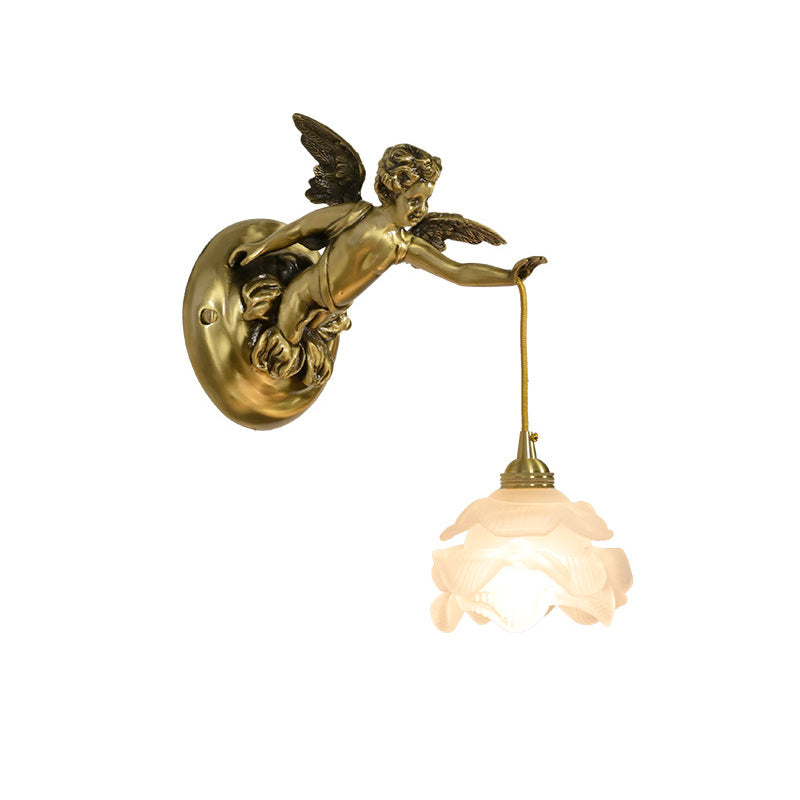 Solange Angel Glas Wandleuchte