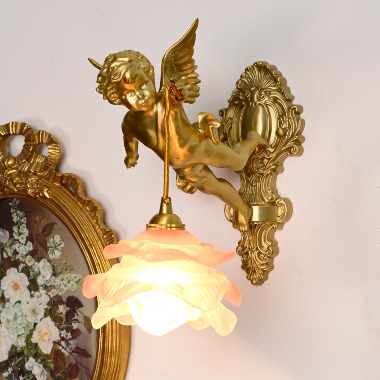 Solange Angel Glas Wandleuchte