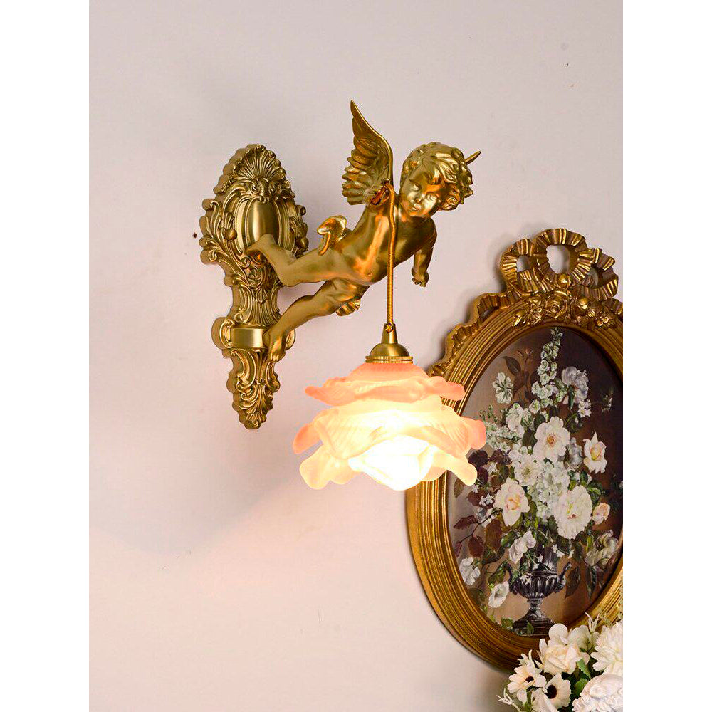 Solange Angel Glas Wandleuchte