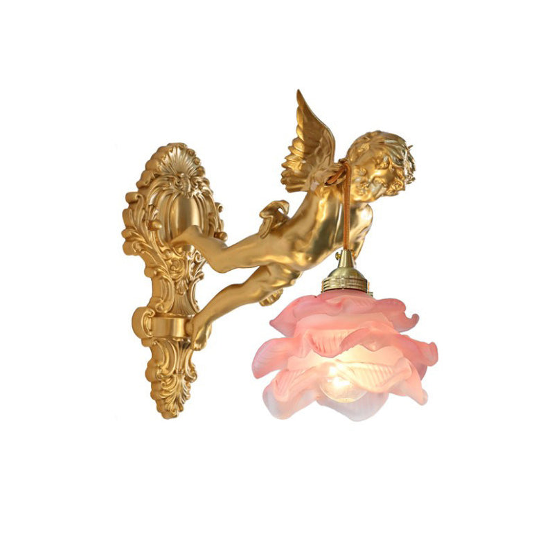 Solange Angel Glas Wandleuchte
