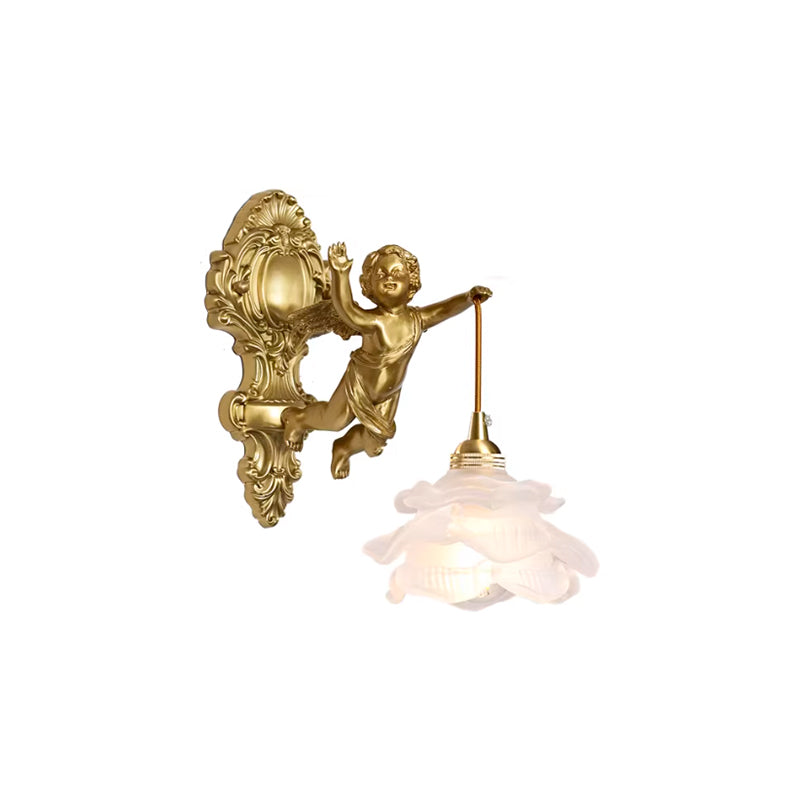 Solange Angel Glas Wandleuchte