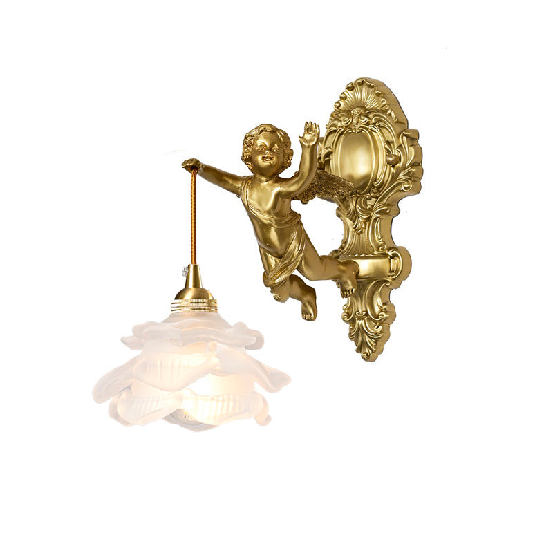 Solange Angel Glas Wandleuchte