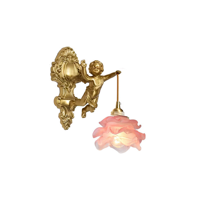 Solange Angel Glas Wandleuchte