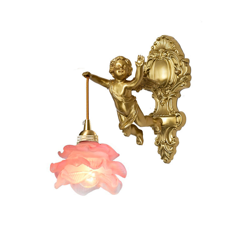 Solange Angel Glas Wandleuchte