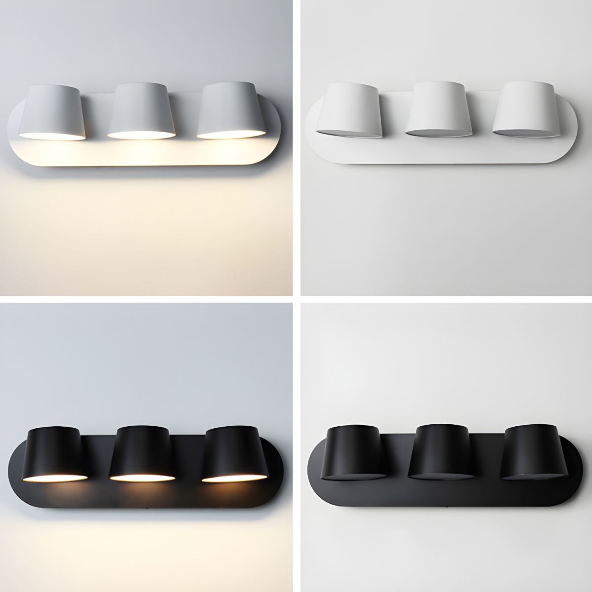 Aurlaeir einstellbare Wandleuchte mit Stecker