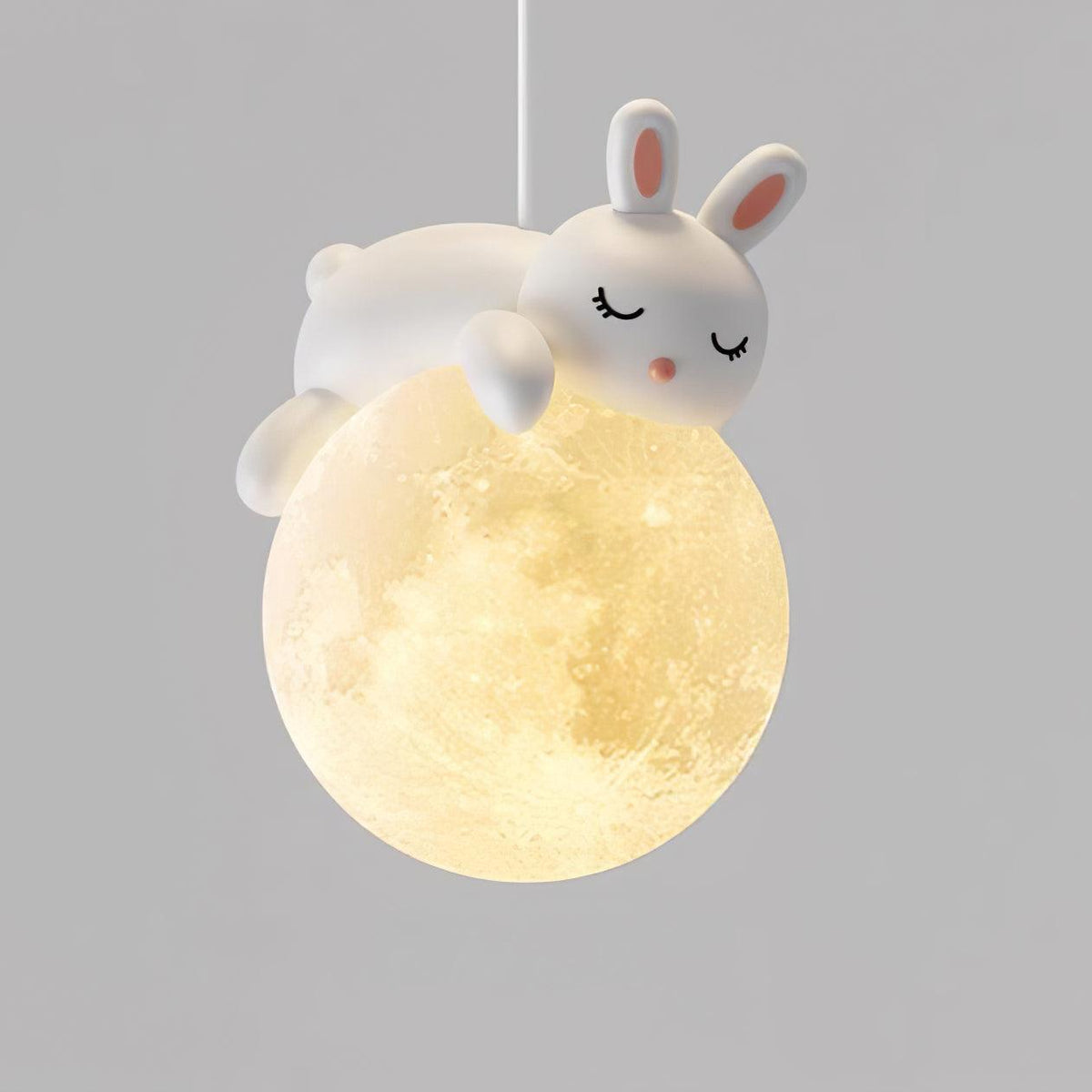 Velisise Pendelleuchte Bär Mond für Kinderzimmer