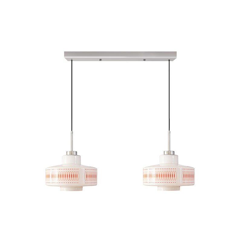 Aelaris Vintage-Glas-Pendelleuchte