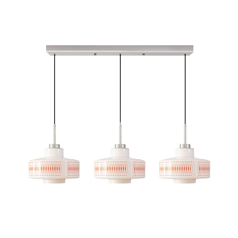 Aelaris Vintage-Glas-Pendelleuchte