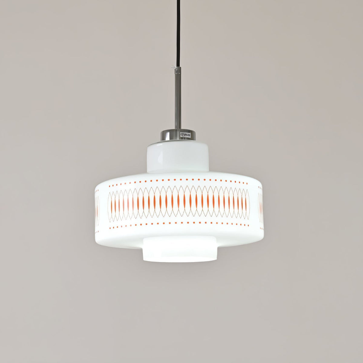 Aelaris Vintage-Glas-Pendelleuchte