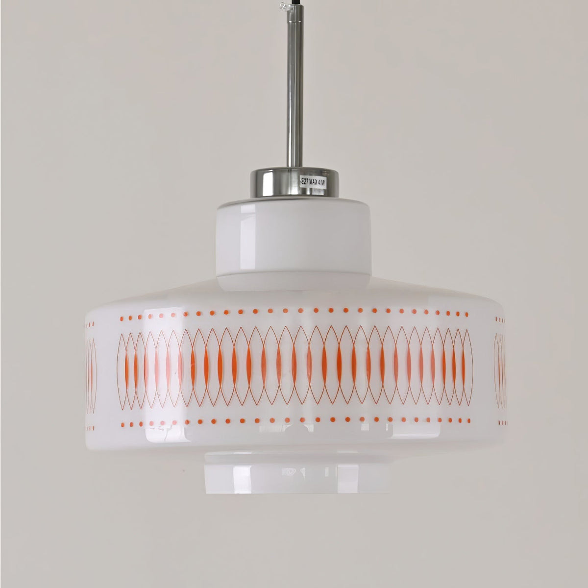 Aelaris Vintage-Glas-Pendelleuchte