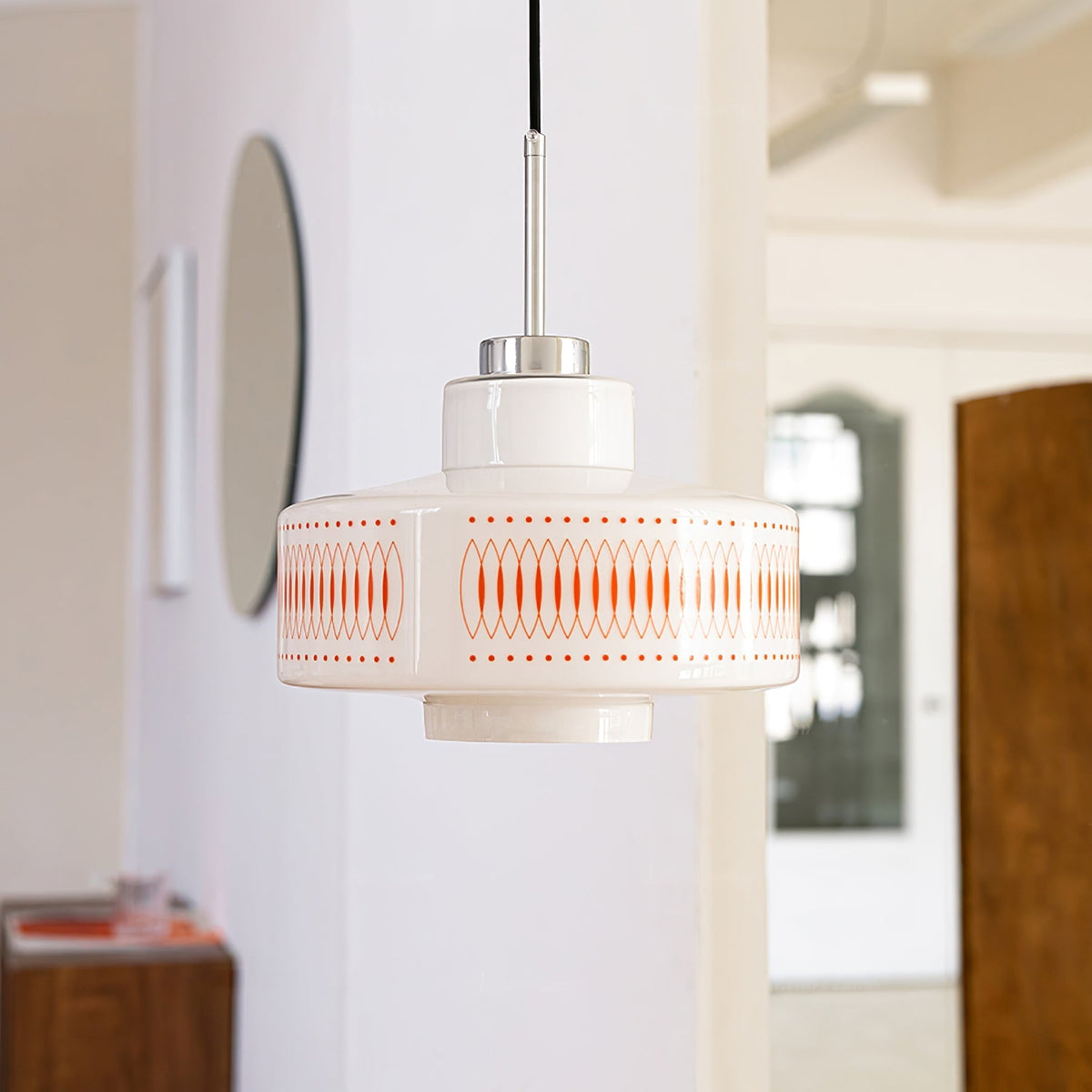 Aelaris Vintage-Glas-Pendelleuchte