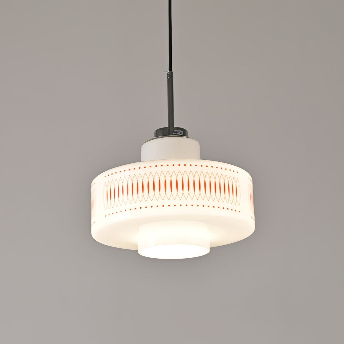 Aelaris Vintage-Glas-Pendelleuchte