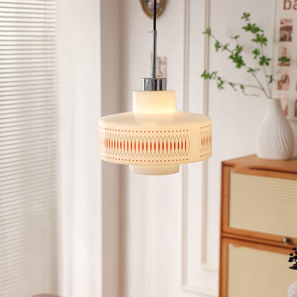 Aelaris Vintage-Glas-Pendelleuchte