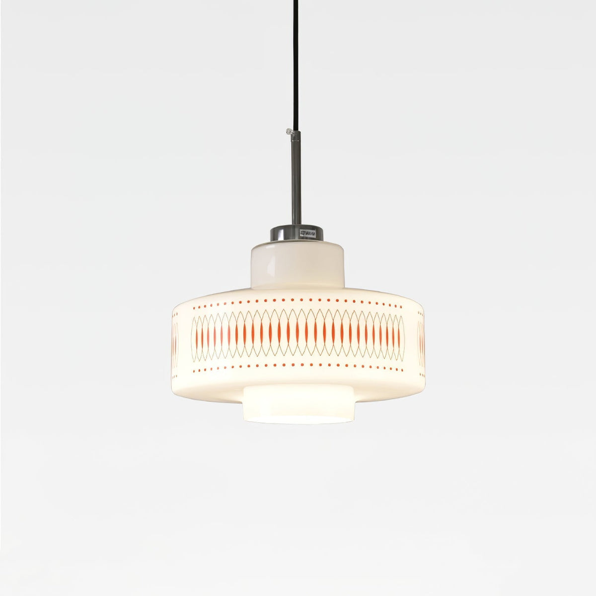 Aelaris Vintage-Glas-Pendelleuchte