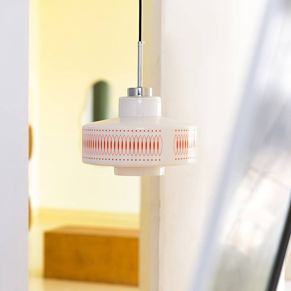 Aelaris Vintage-Glas-Pendelleuchte