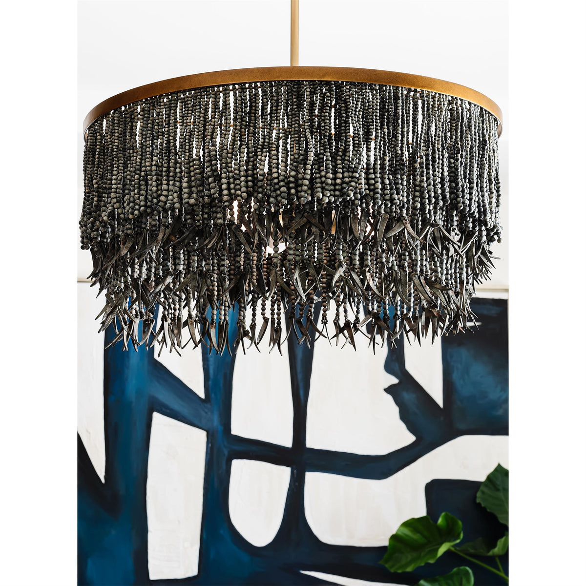 Ljomuvyn Kronleuchter im postmodernen Luxus-Stil aus Holz und Metall