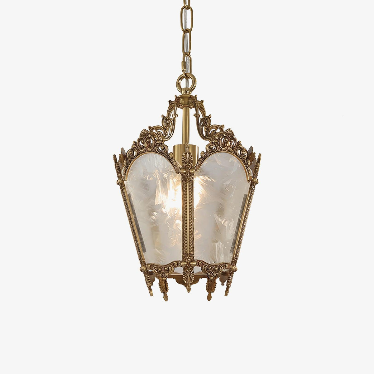 Auririelle Pendelleuchte aus Messing im Empire-Stil, antik und elegant