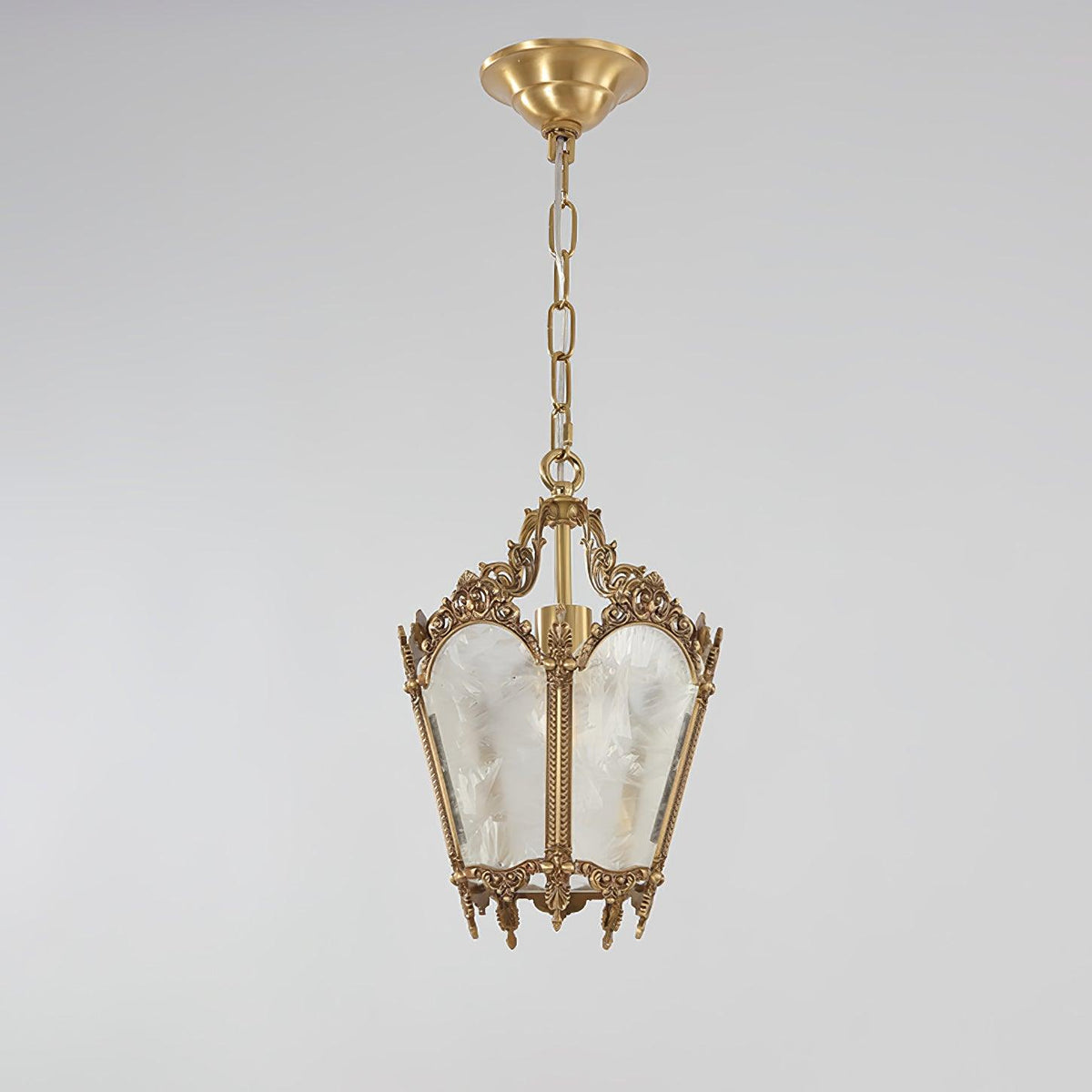 Auririelle Pendelleuchte aus Messing im Empire-Stil, antik und elegant