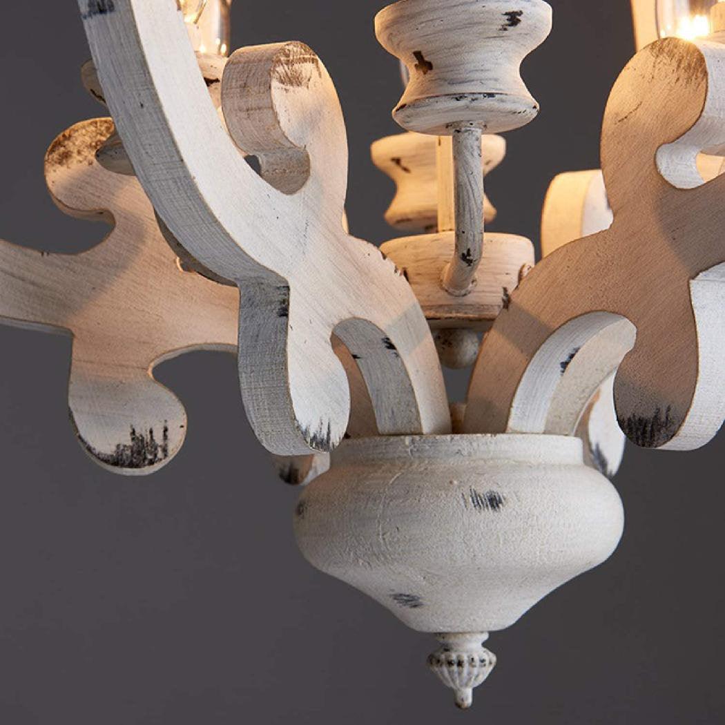 Rinaian Kronleuchter Scroll Holz rustikal