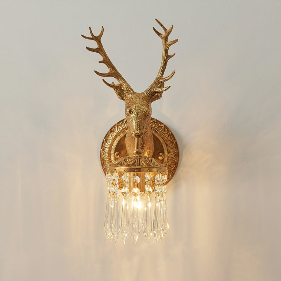 Antler Kristall-Wandleuchte