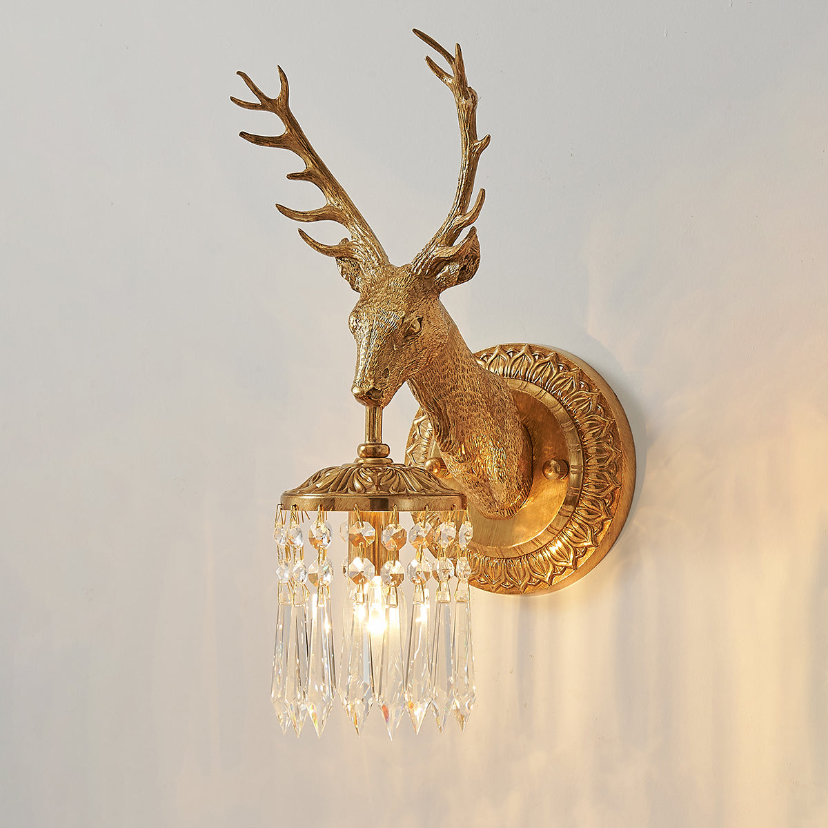 Antler Kristall-Wandleuchte