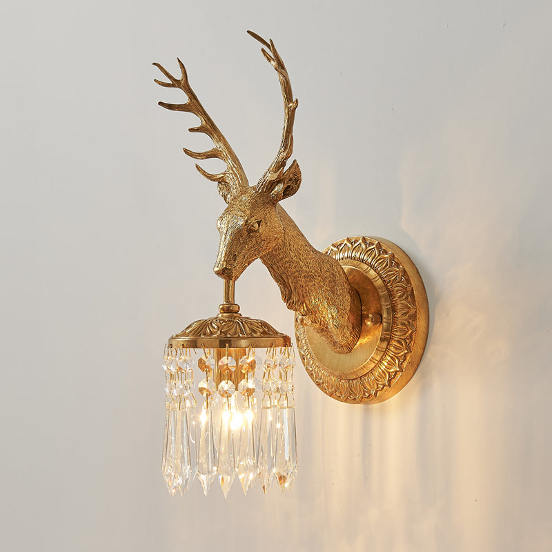 Antler Kristall-Wandleuchte