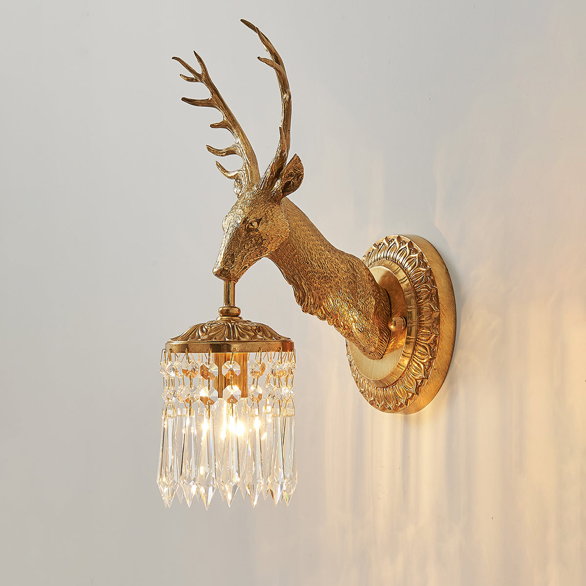 Antler Kristall-Wandleuchte