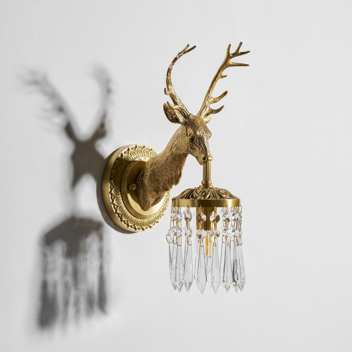 Antler Kristall-Wandleuchte