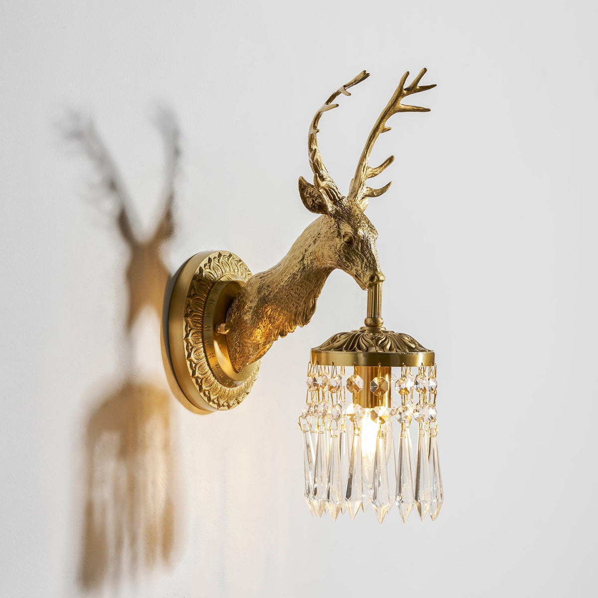 Antler Kristall-Wandleuchte