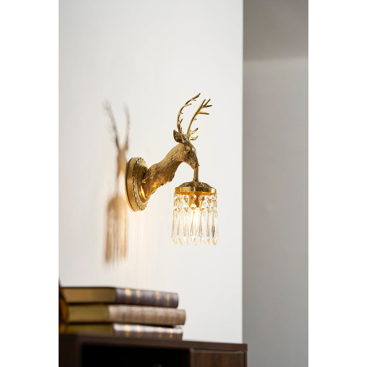 Antler Kristall-Wandleuchte