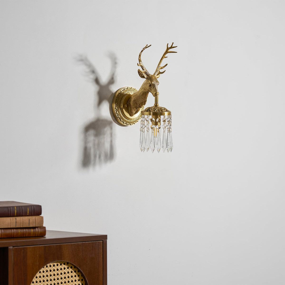 Antler Kristall-Wandleuchte