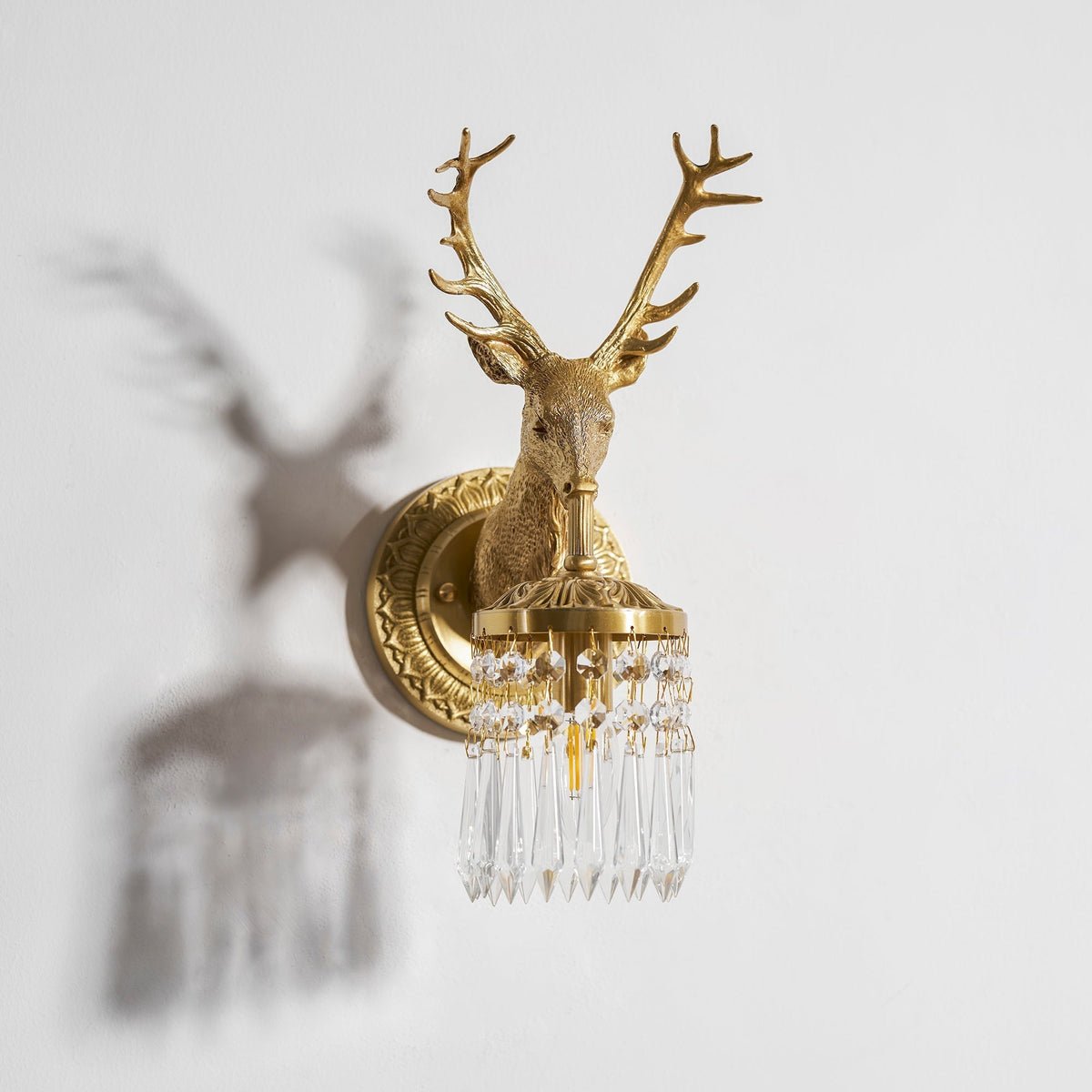 Antler Kristall-Wandleuchte