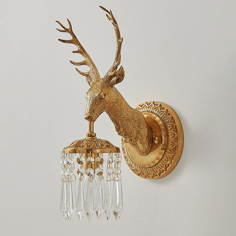 Antler Kristall-Wandleuchte