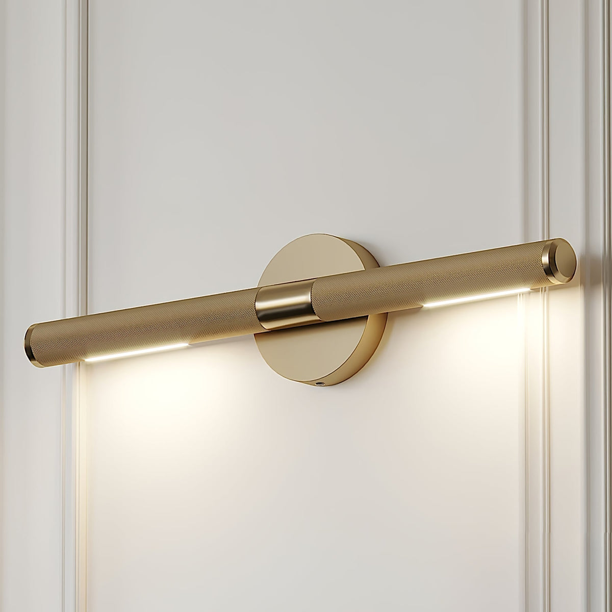 Sano zeitgenössische Messing-LED-Wandleuchte