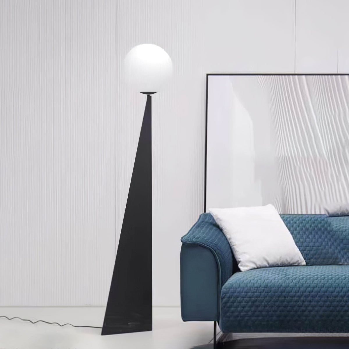 Vertex Minimalistische Stehleuchte aus Keramik