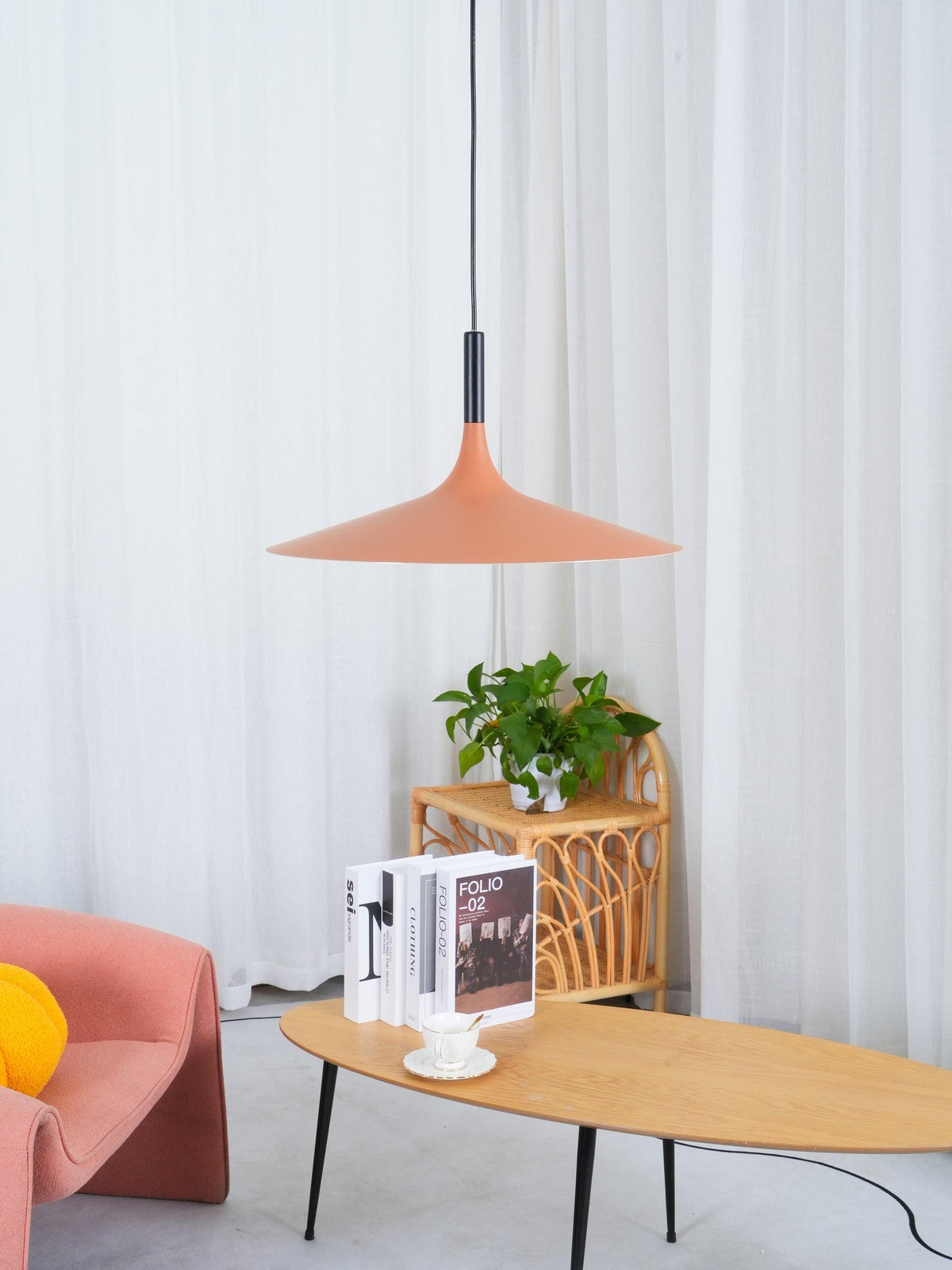 Ardinena Pendelleuchte Aluminium Flachdiskus