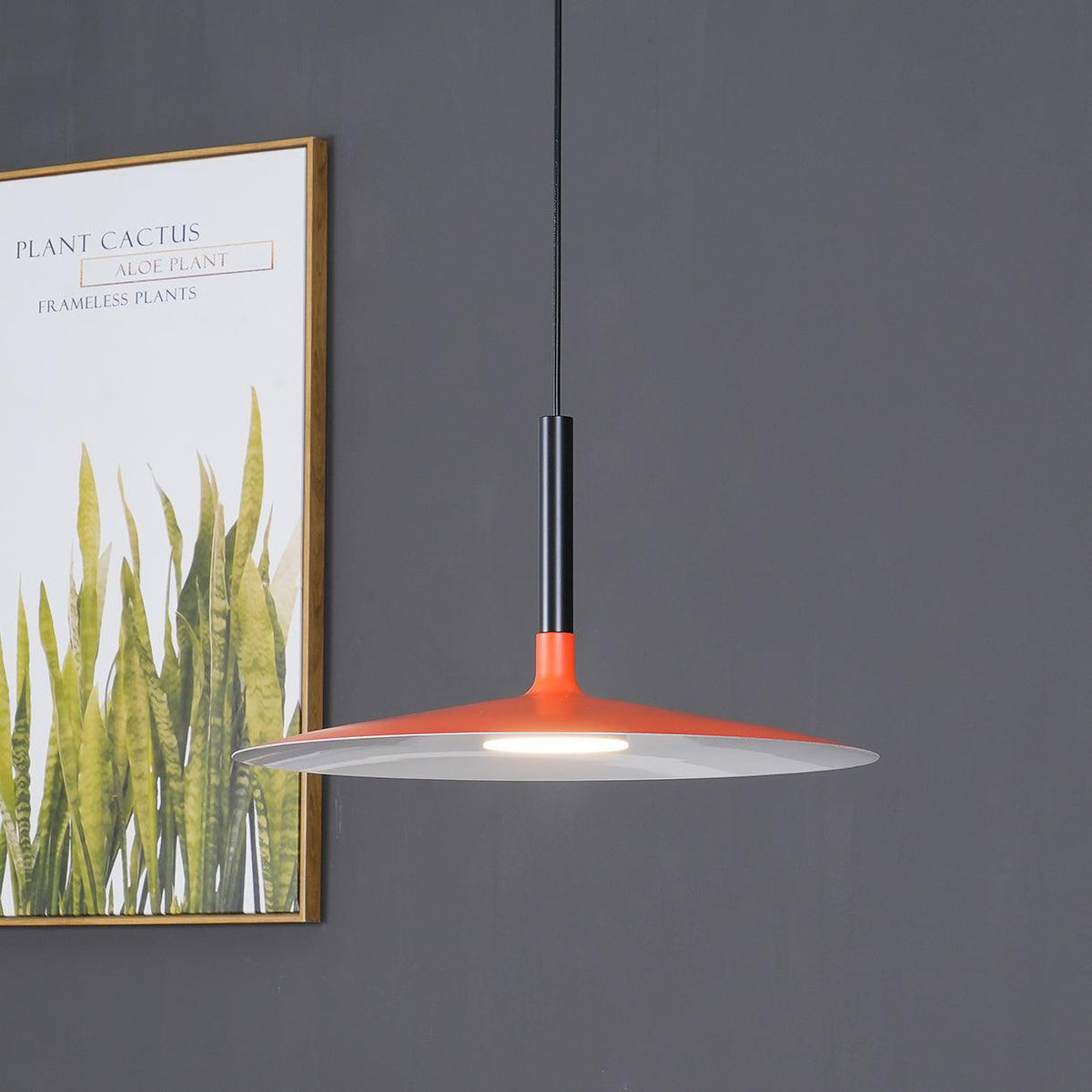 Ardinena Pendelleuchte Aluminium Flachdiskus
