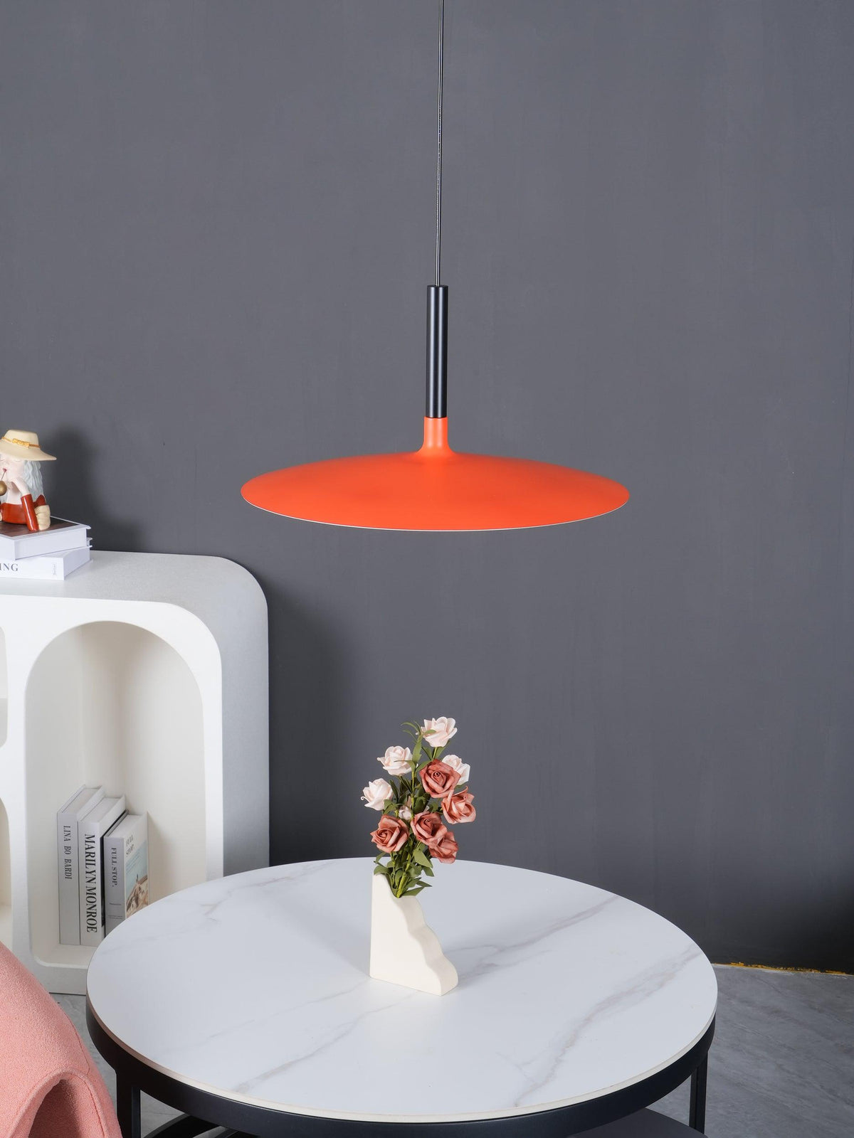 Ardinena Pendelleuchte Aluminium Flachdiskus