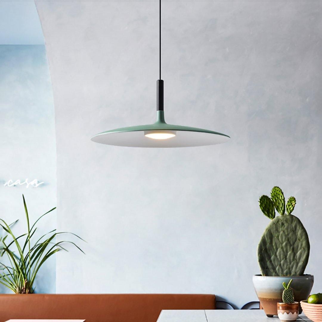 Ardinena Pendelleuchte Aluminium Flachdiskus