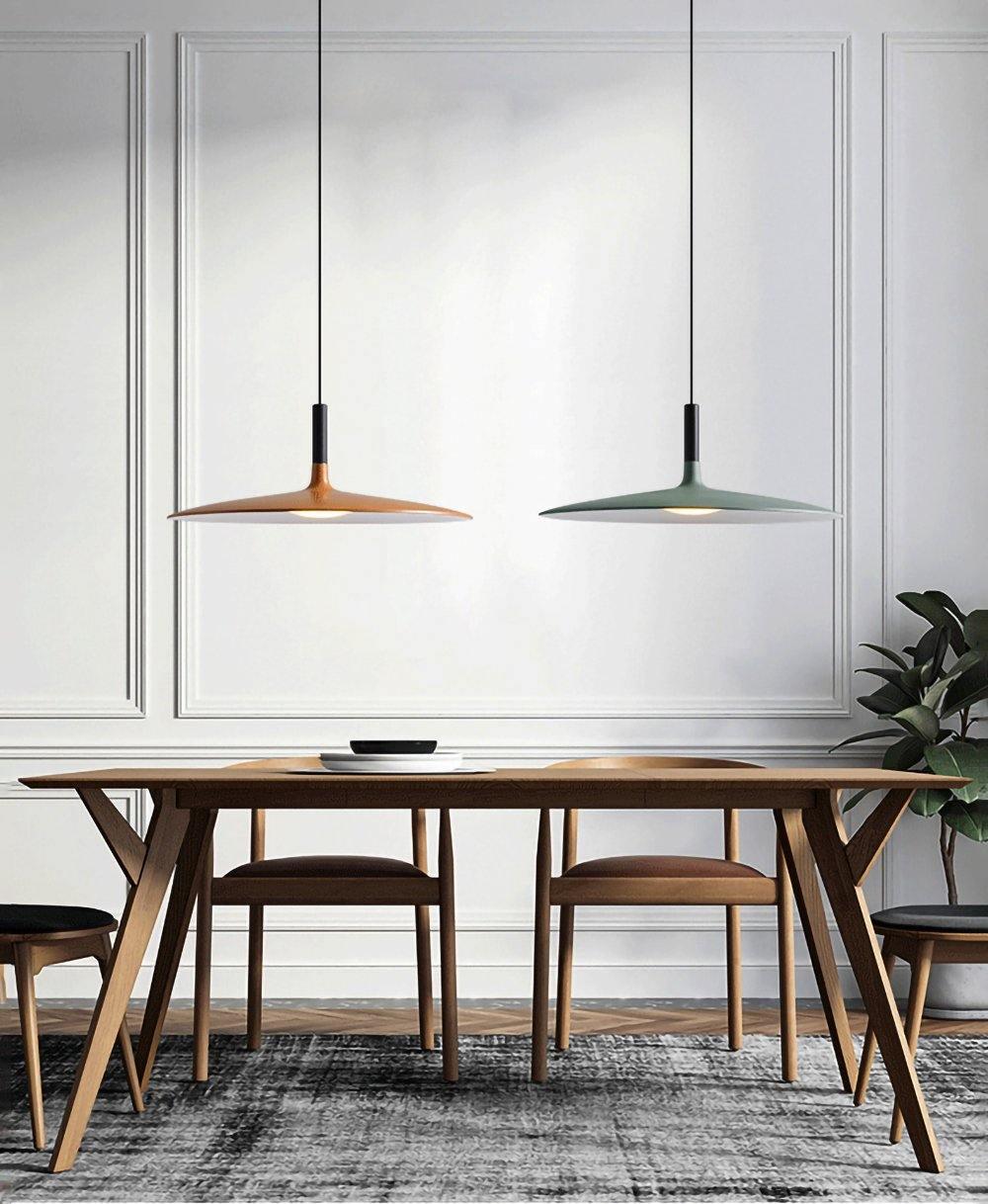 Ardinena Pendelleuchte Aluminium Flachdiskus