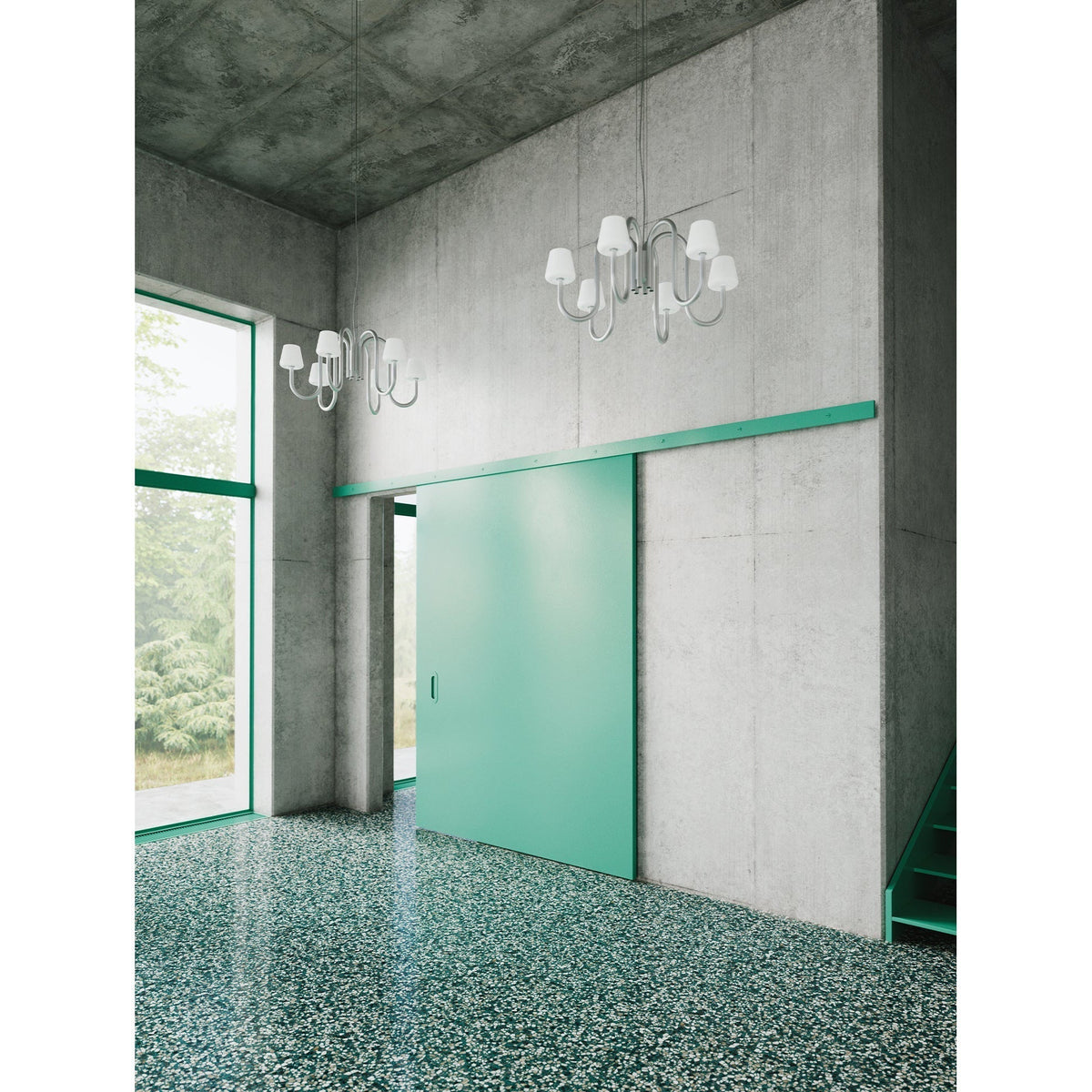 Ostruvyn modern Premium Kronleuchter aus Glas