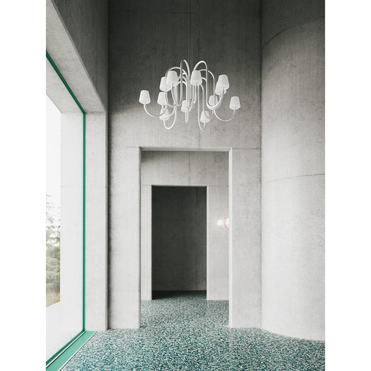Ostruvyn modern Premium Kronleuchter aus Glas