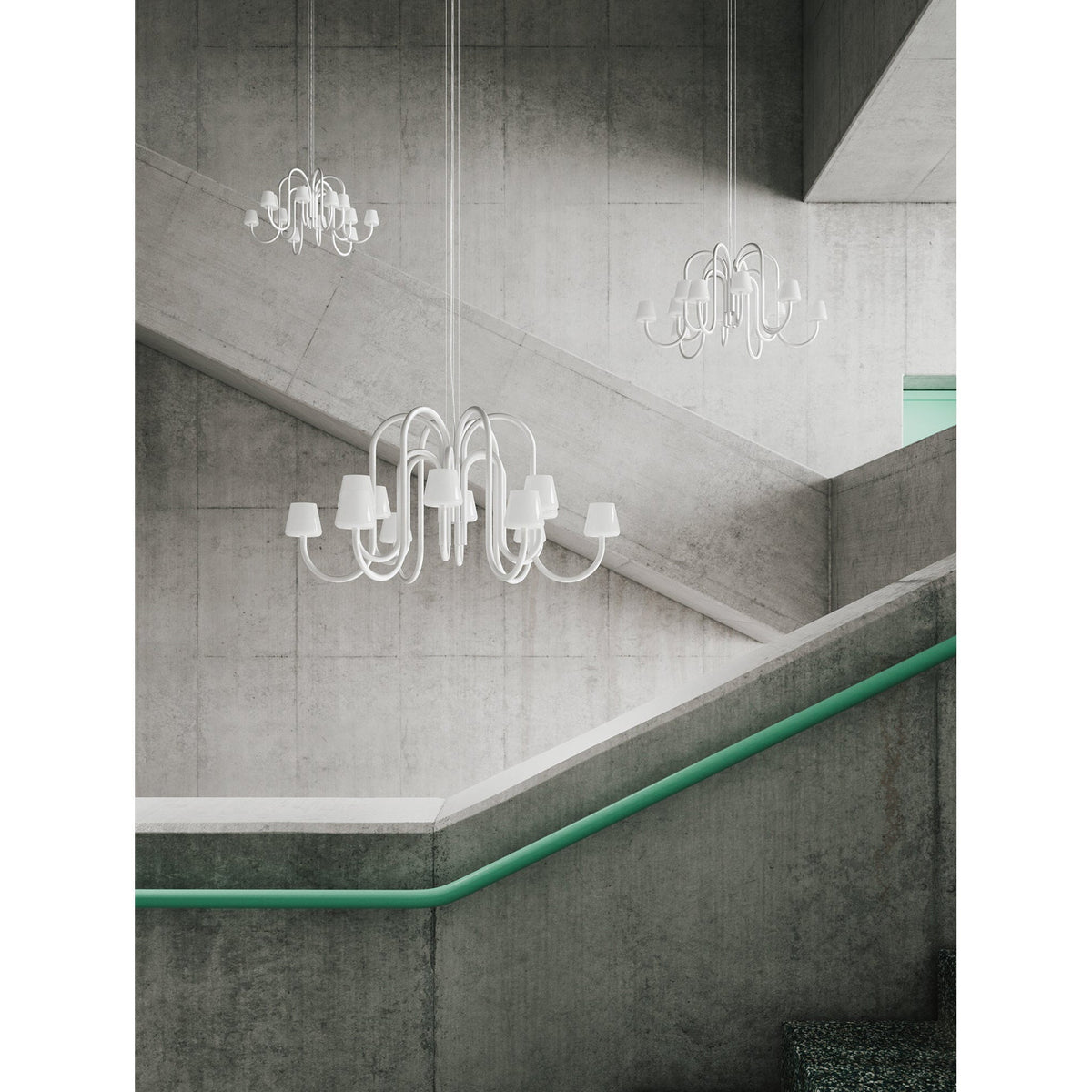 Ostruvyn modern Premium Kronleuchter aus Glas