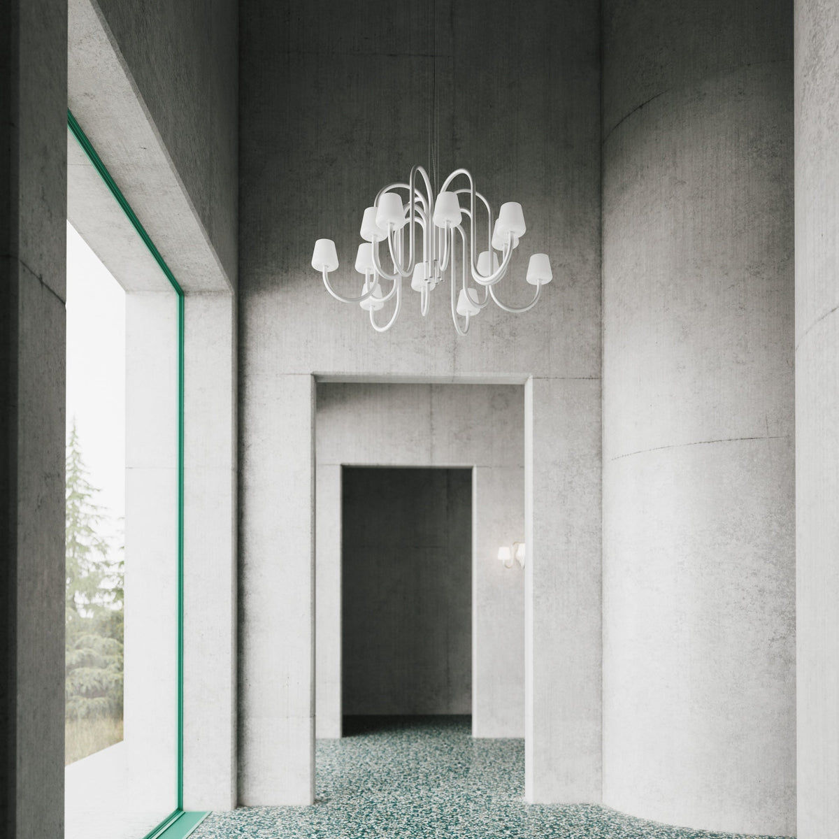 Ostruvyn modern Premium Kronleuchter aus Glas
