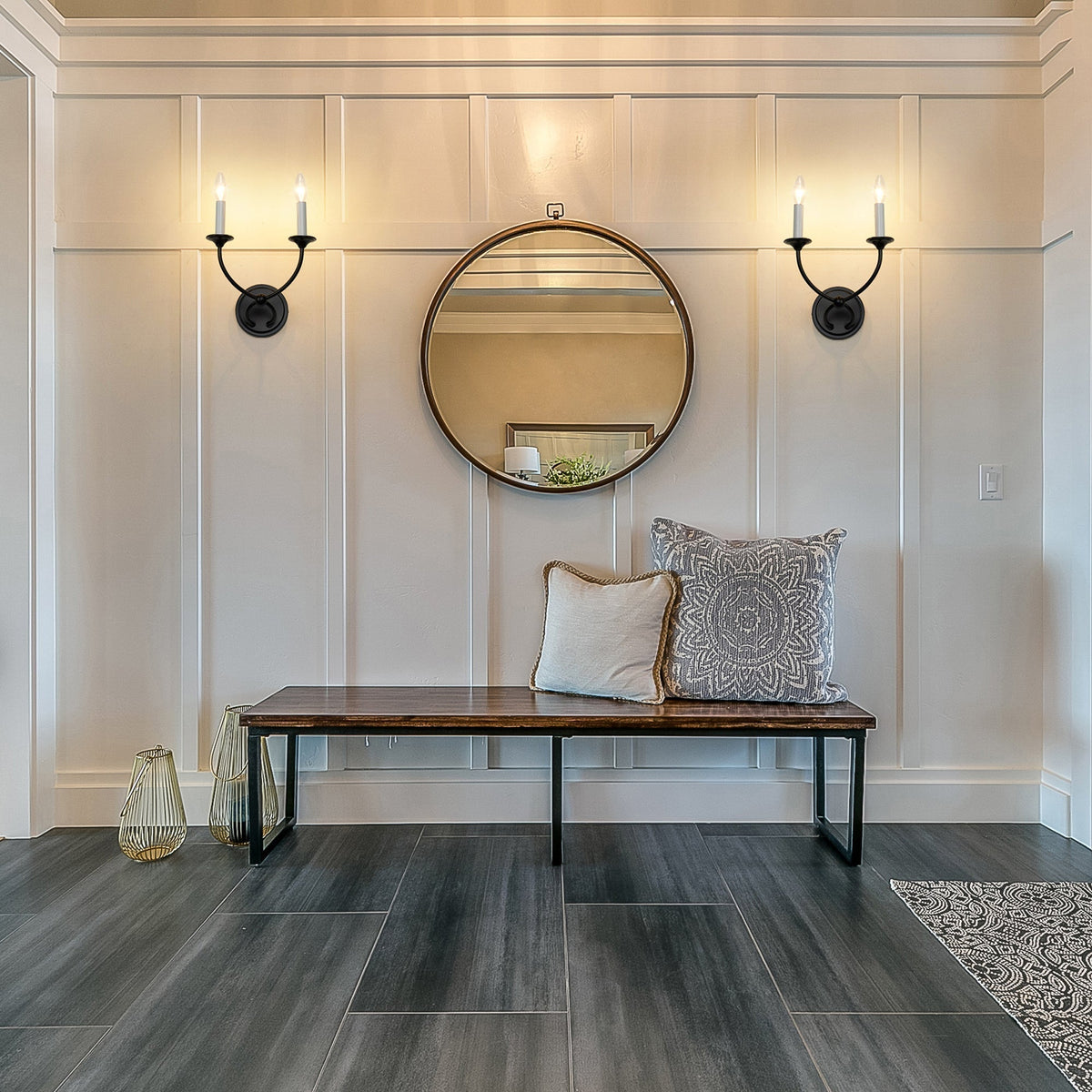 Qvistuvys moderne minimalistische Metall-Wandleuchte